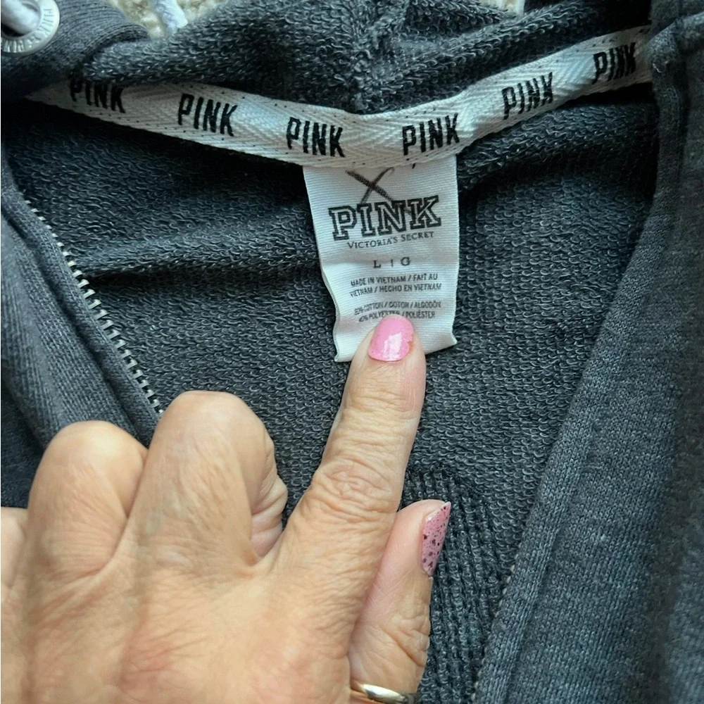 Victoria's Secret PINK Gray Hoodie - Picture 4 of 9